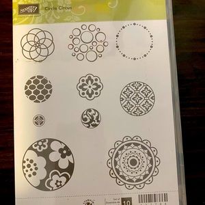 SU! Circle Circus unmounted rubber stamp set
